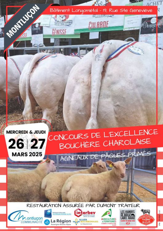 Concours excellence bouchère charolaise Montluçon 2025