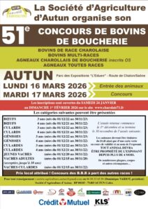 concours Autun bovins 2026