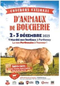 Concours national animaux de boucherie Parthenay 2026