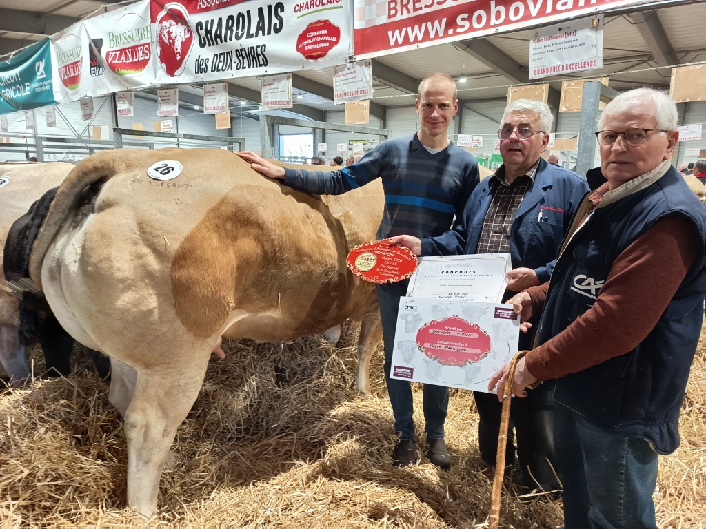 Résultats concours de Bressuire bovins 2026