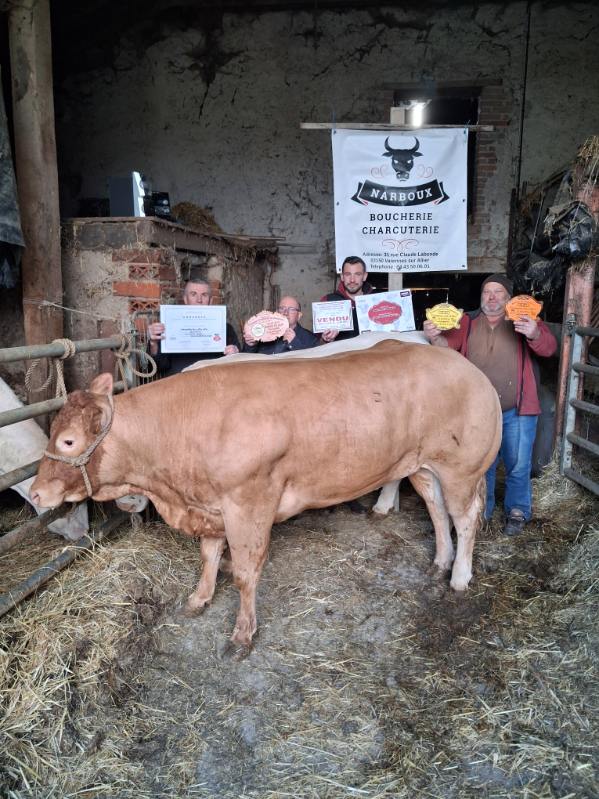 Prix de la boucherie a la boucherie narboux̌ de Varennes sur Allier